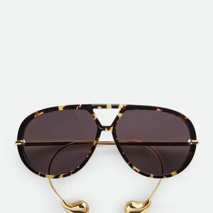 Bottega Veneta Drop Aviator Sunglasses